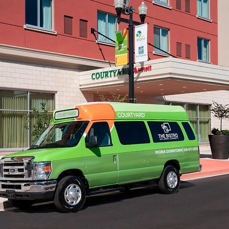 Hotel Courtyard Peoria Downtown Exterior foto