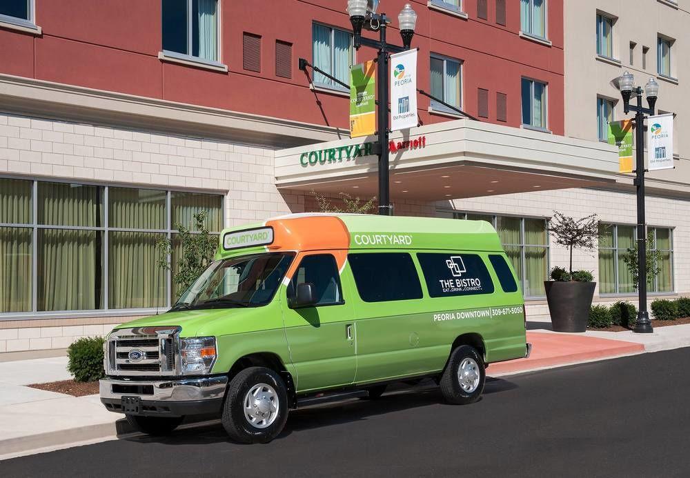 Hotel Courtyard Peoria Downtown Exterior foto