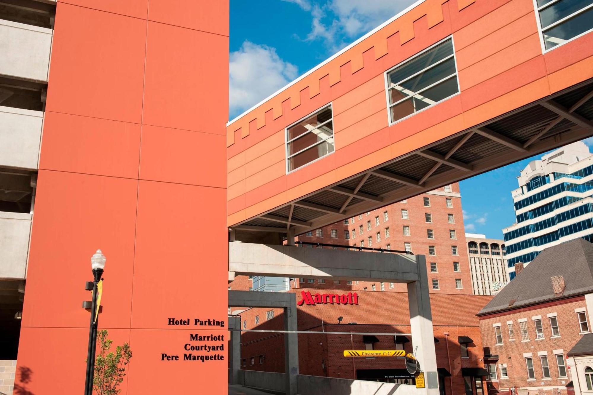 Hotel Courtyard Peoria Downtown Exterior foto